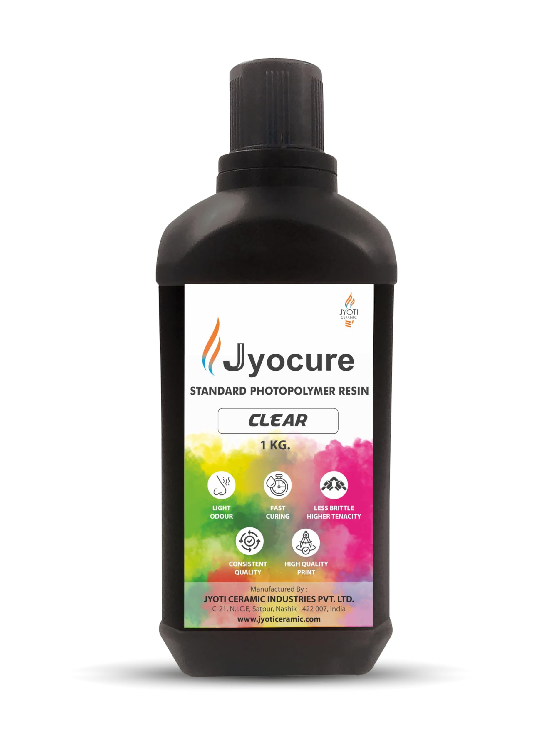 JYOCURE UV Curing 3D Printing Resin for SLA/LCD/DLP Printers - 1 Kg - Clear-picture-29