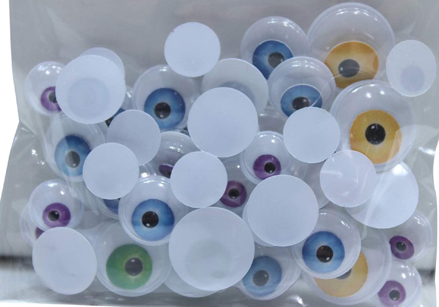 60 Count Crafter's Square Wiggle Monster Eyes (Pack of 2)