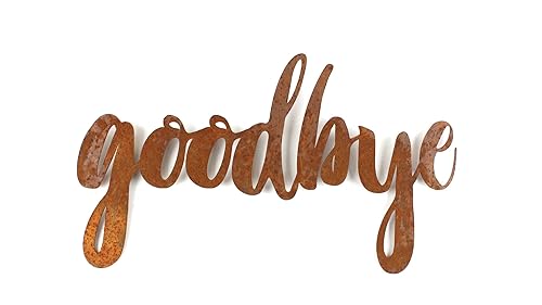 Miniatura 324 de Steel Metal Script Word Art - Various Sizes and Finishes (cheers Small 12.5x6", Raw, Unfinished Steel)