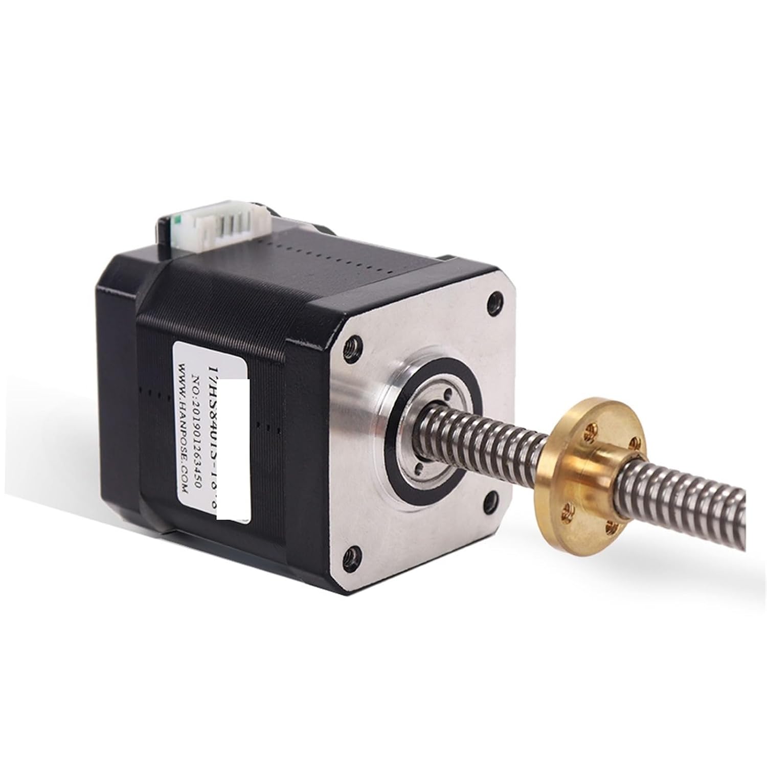 Free shpping nema 17HS8401S-T8 Screw Motor L400-500mm Lead Screw Mill Cut Engraving Machine for 3D Printer(17HS8401S-T8-500mm)