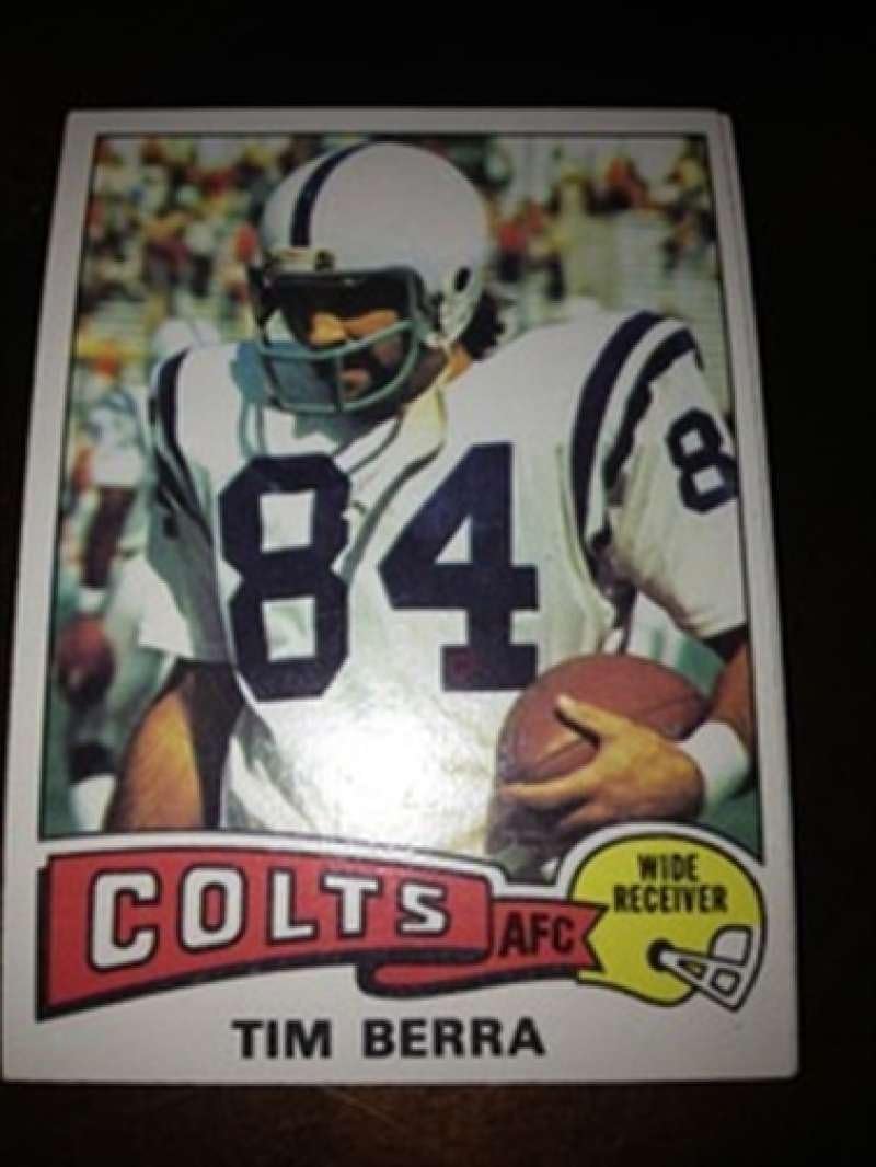 1975 Topps Football Baltimore Colts Official Team Set 18 Cards NrMt