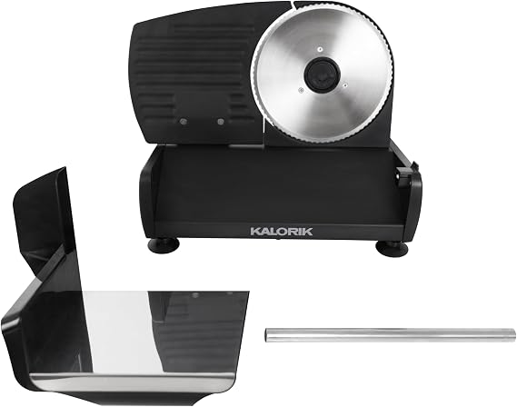 Kalorik 200 Watts Professional Food Slicer, Black (AS 45493 BK)