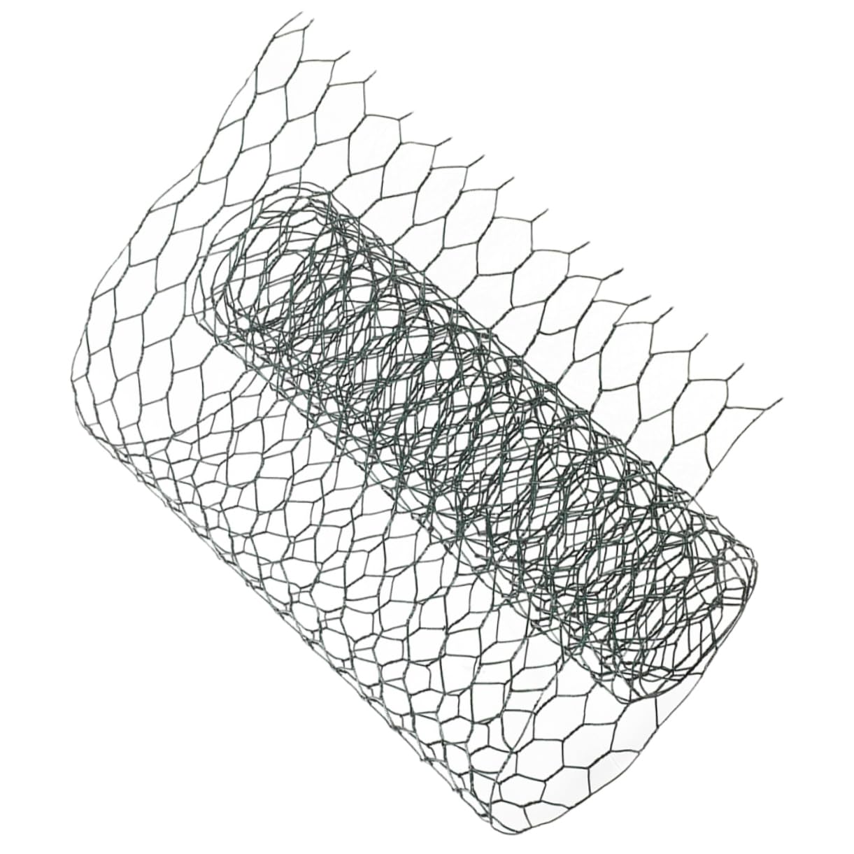 Rete Metallica Per Polli Floreale, 39,9 X 398,8 Cm, Maglia Zincata Rivestita PVC Verde, Per Giardinaggio E Fai Da Te