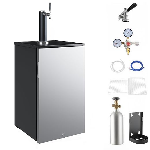 Beer Kegerator Draft Beer Dispenser,Compact Keg Refrigerator