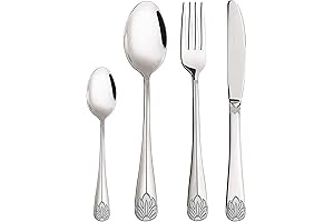 24-Piece Premium Silverware Set for 6