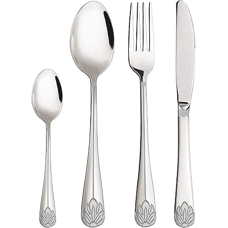 24-Piece Premium Silverware Set for 6