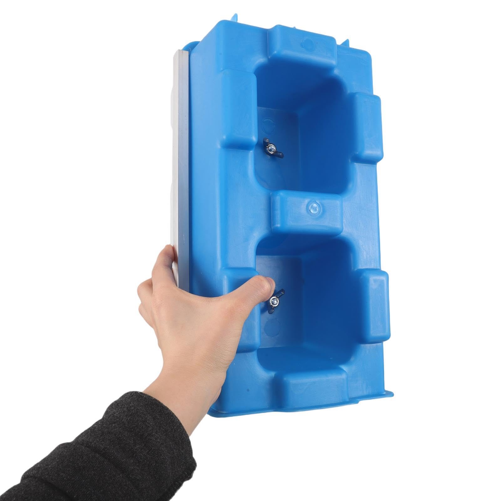 Molde hueco para ladrillos, moldes de hormigón reutilizables, de plástico huecos para ladrillos de hormigón para decoración de jardines y paisajismo.