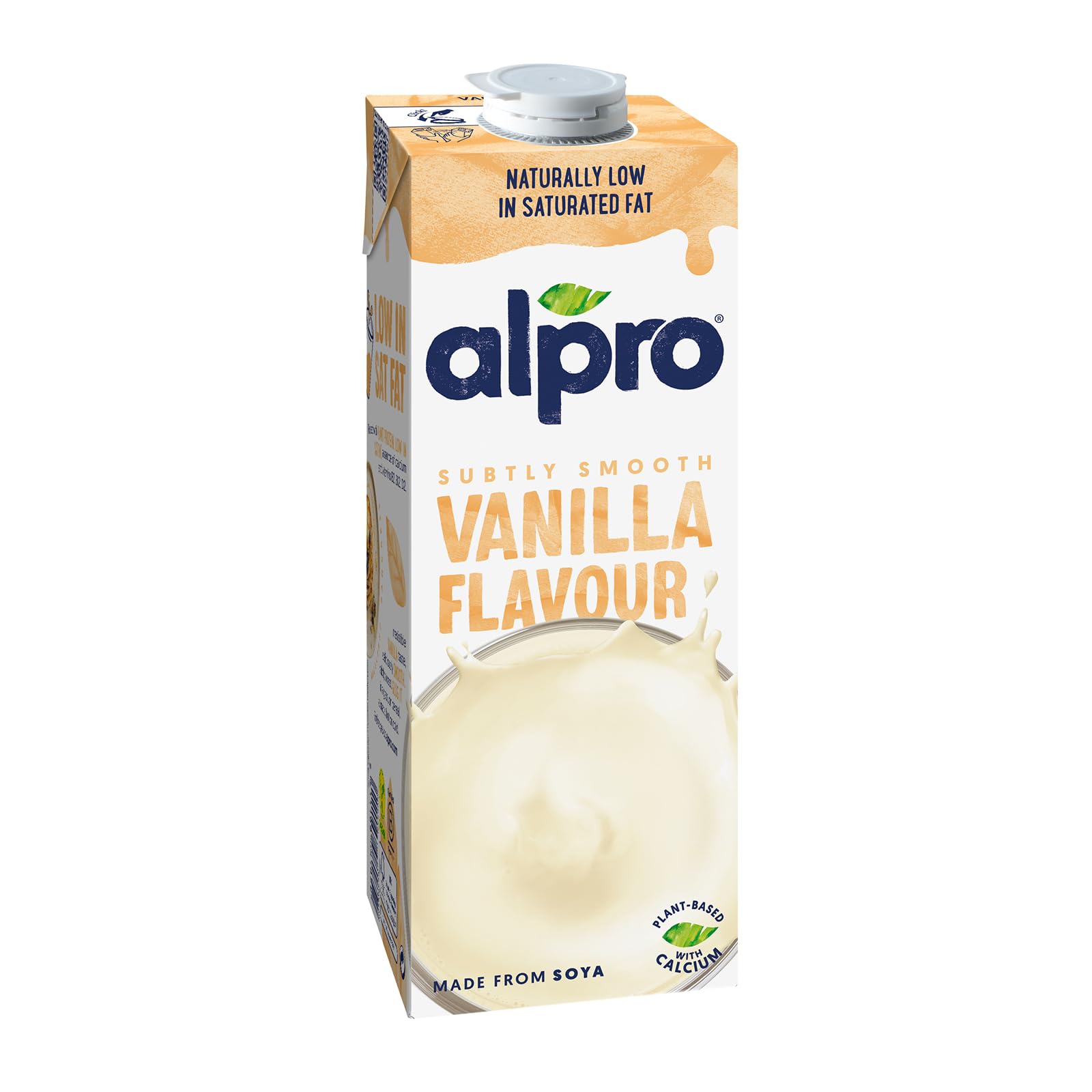 AlproSoya Vanilla, 100% Plant-Based, Lactose & Dairy Free - 1L