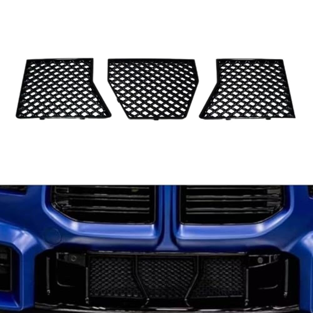 3 Stück Auto-Frontstoßstangengitter-Schutzgitter, ABS-Gitter für BMW G87 M2, 2023–2025