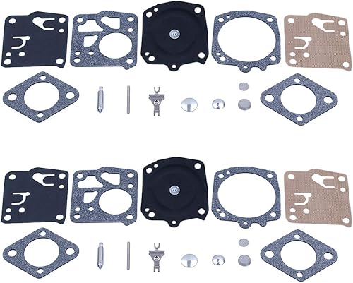 Miniatura 2 de Haishine Kit de reparación de carburador RK-23HS de 2 piezas para JONSERED 625 630 670 920 930 2094 Motosierra Reemplazo para Tillotson RK-23HS