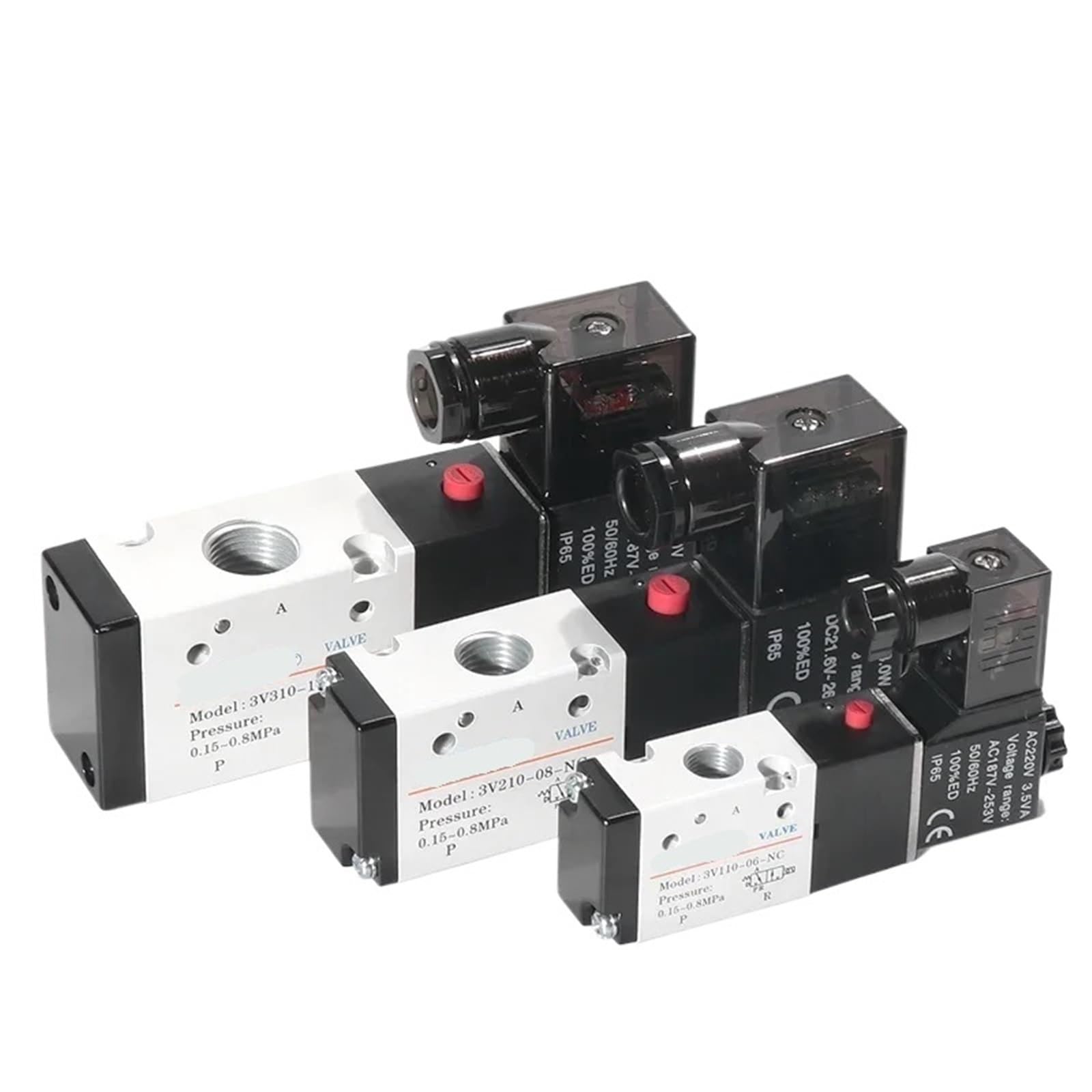 Électrovanne 3V210-08 DC24V pour l'automatisation des ateliers et des convoyeurs