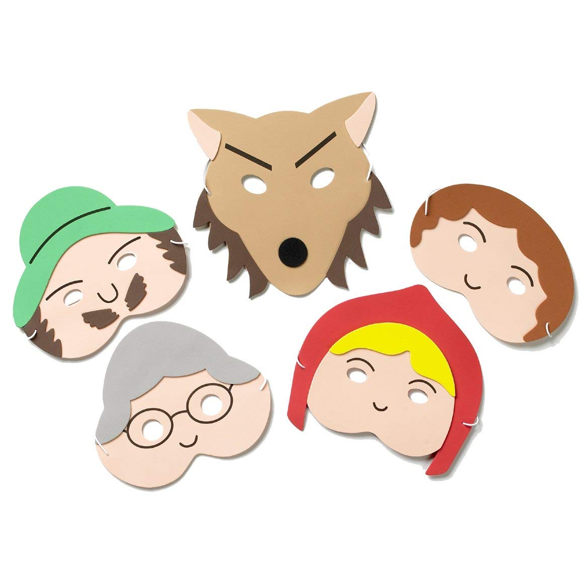 Teaching Resource Sack - Red Riding Hood Story Play Mask Set