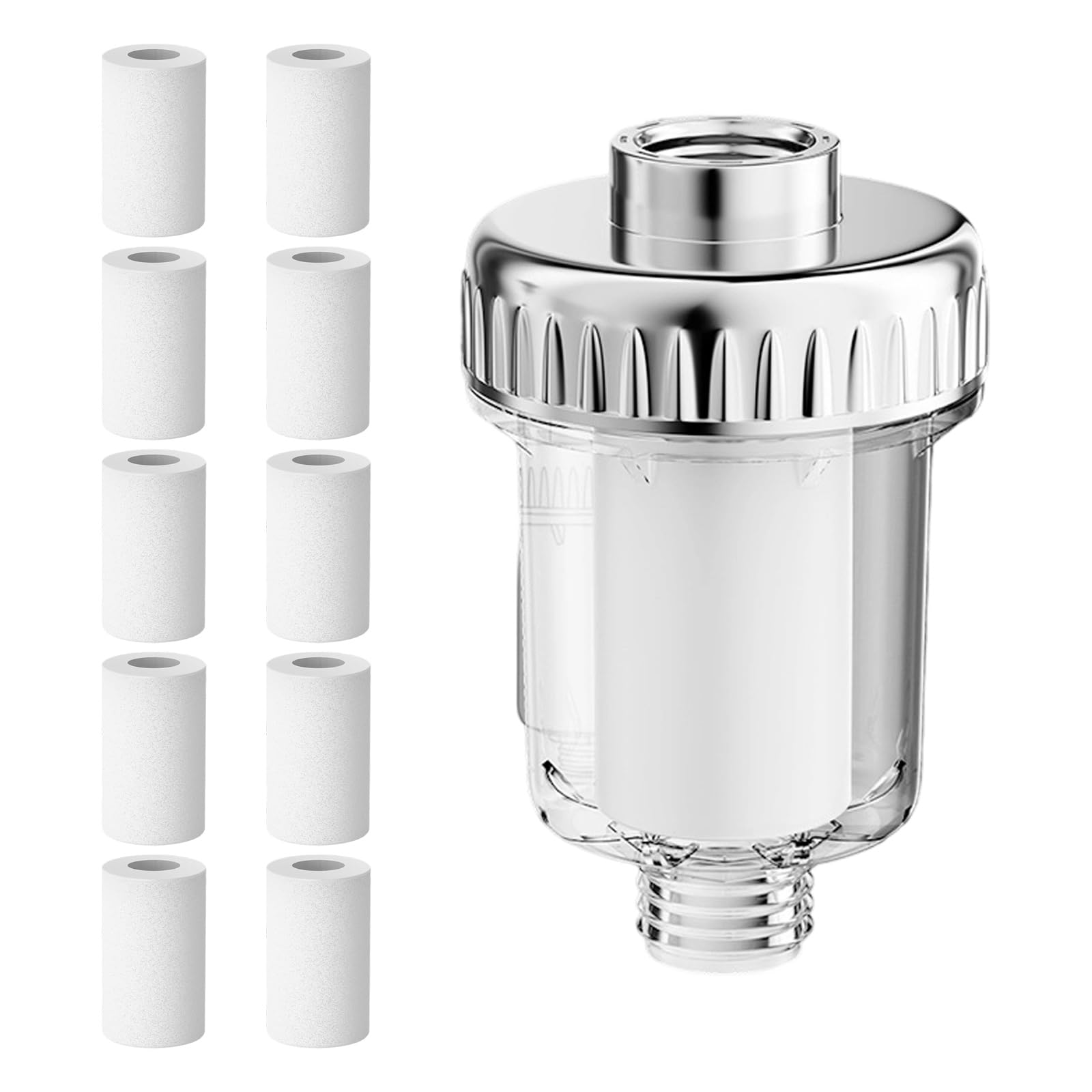 Easyly Mount Shower Filter with PP Cottons Cores for Healthier Skin and Cleaner Bath Water At Homes Bathroom Water Filter