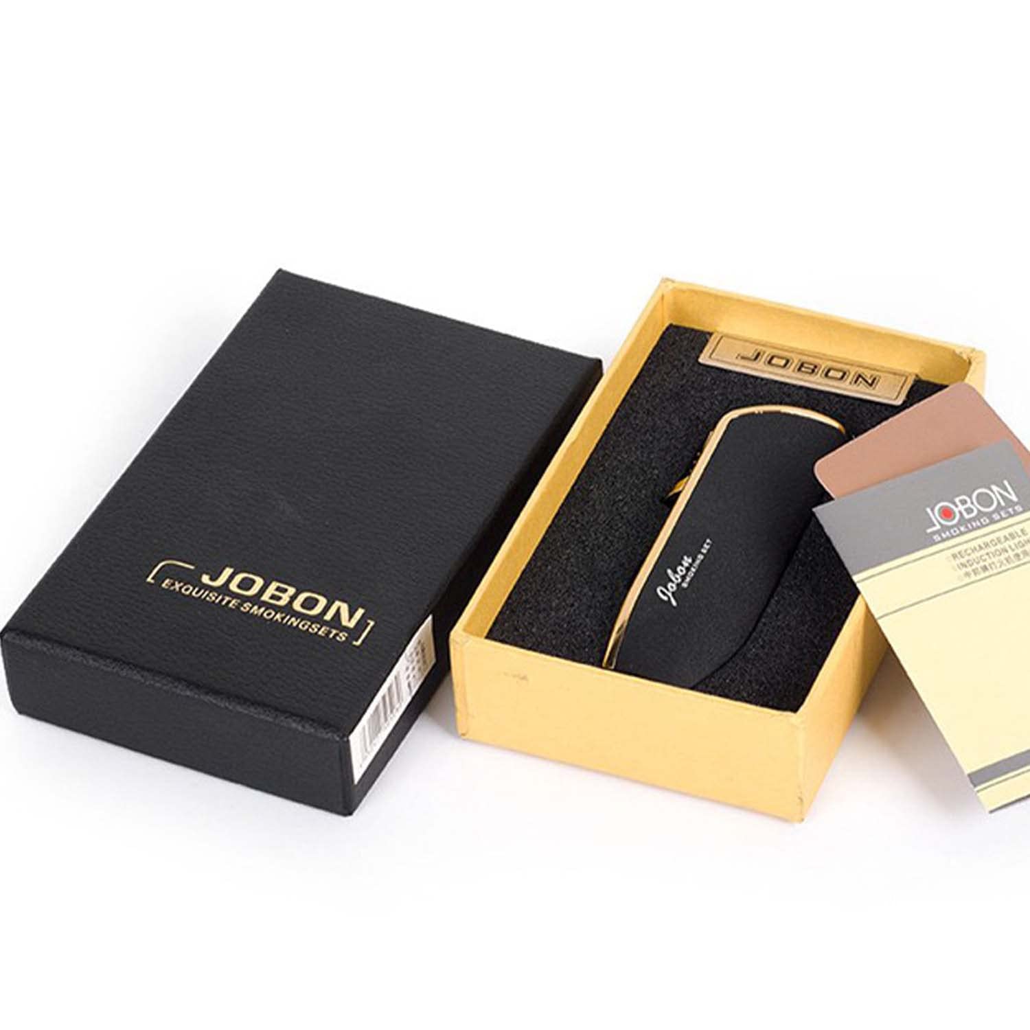 Briquet Torche avec Coupe Cigare Feu Réglable Coupe-Vent Triple Jet Flamme avec Coffret Cadeau pour Cigar Candle Camping Survival, Paquet de 4 (sans Gaz)