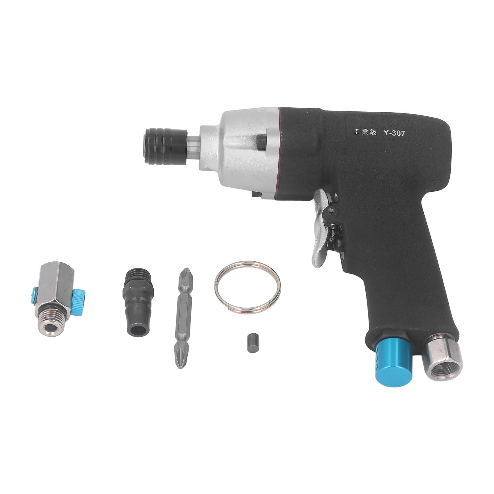 Domary Destornillador Neumático de Impacto Husillo Antideslizante para una Fácil Instalación y Extracción Material de Aleación Duradero 1/4 pulg.