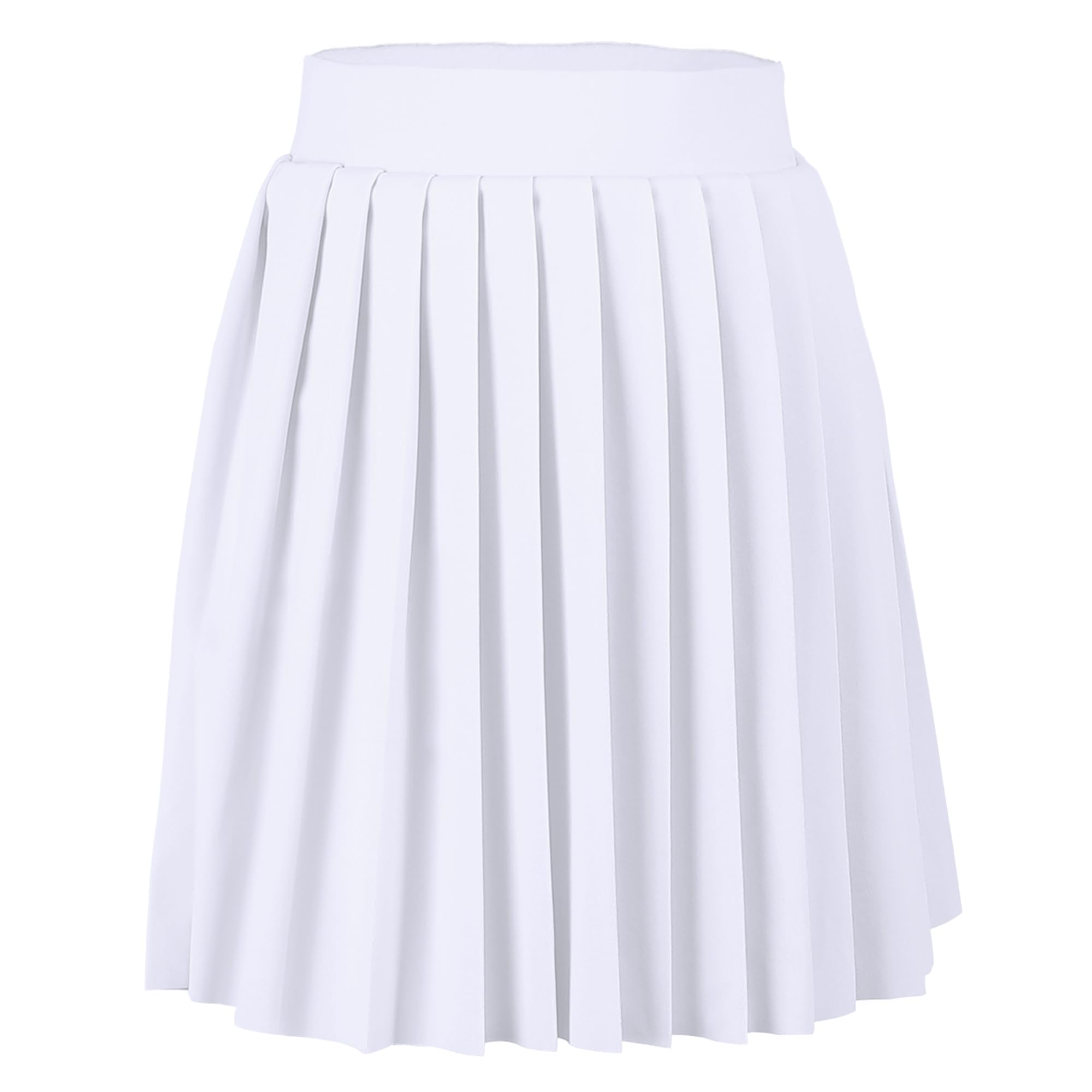 tanzdunsje Faltenrock für Mädchen Kinder mit integrierten Shorts, Minirock Skorts mitmit 2 Seitentaschen, Mädchen Schuluniform-Skort Schwarze Skaterrock
