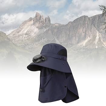 Amazon.co.jp: Lixgoma ソーラーサンハット 扇風機付き 日よけ