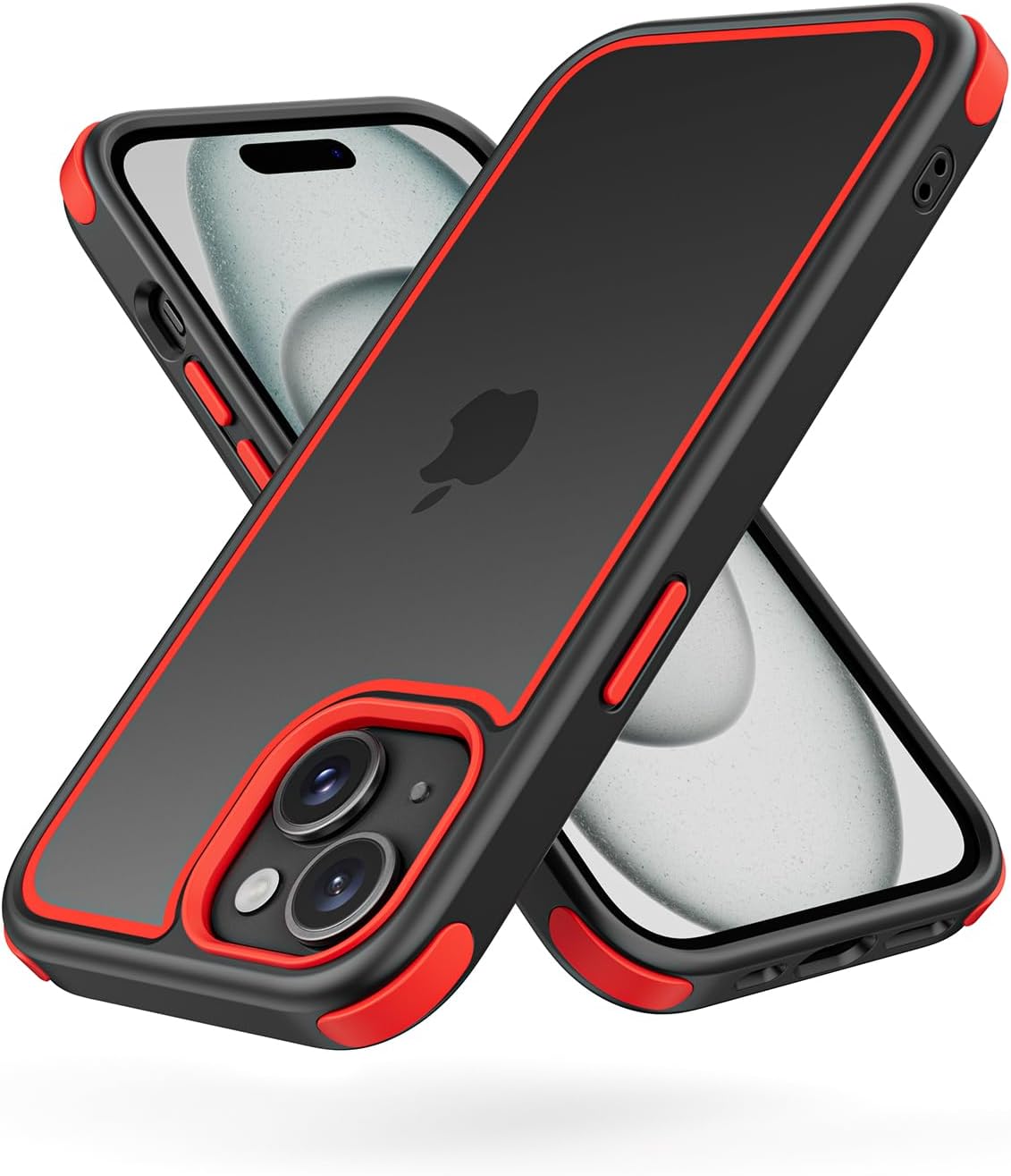 FNTCASE Handyhülle für iPhone 15 Hülle Stoßfeste Robust MilitärGrade Fallschutz Hülle mit