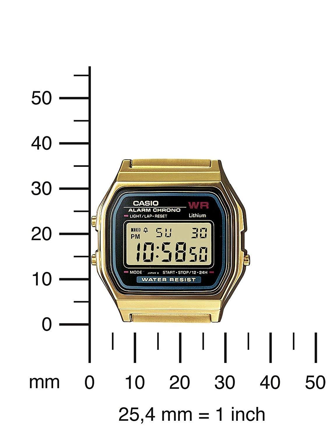 CASIO A - 159 WGEA - 1 A159 WGEA - 1 Standard Digital Gold Unisex Watch  Watch Japan : Amazon.com.au: Clothing, Shoes \u0026 Accessories