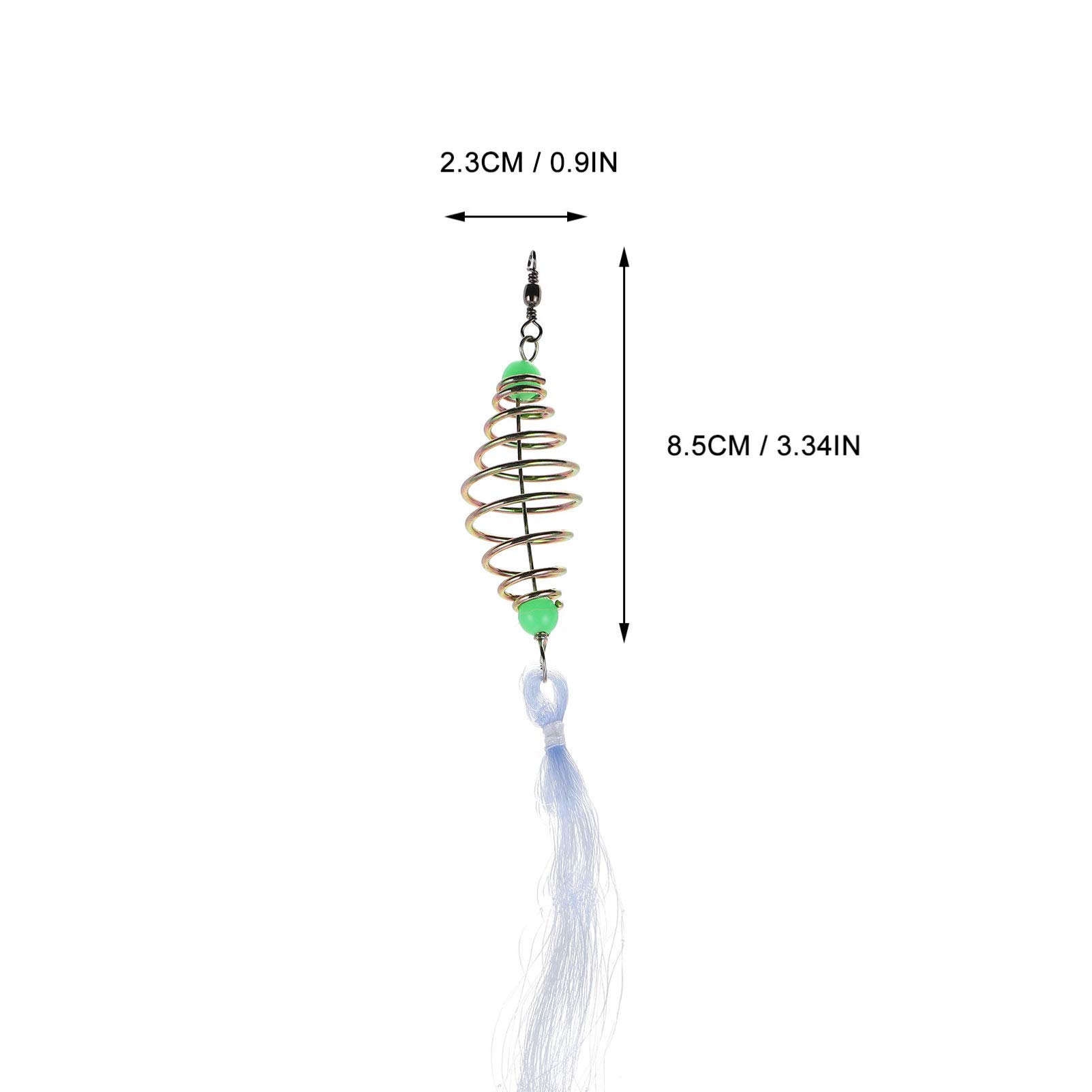 BESPORTBLE 4pcs Fishing Cast Net Gill Net for Freshwater Bait Unique Design Spring for Improved Safety for Beach Recreation Use