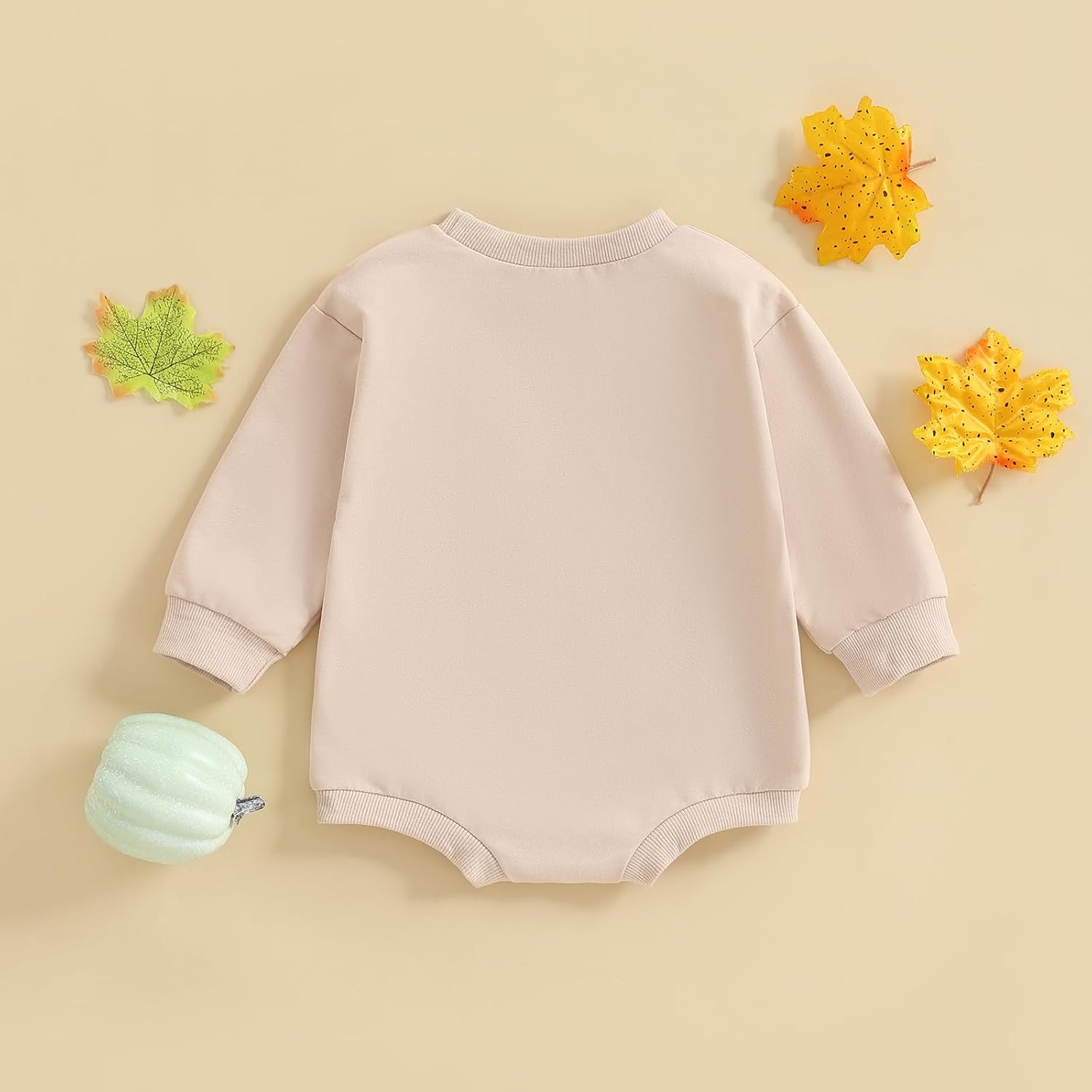 BemeyourBBs Newborn Baby Boy Girl Fall Winter Clothes Long Sleeve Bubble Sweatshirt Romper Cute Infant One Piece Outfit - Image 5