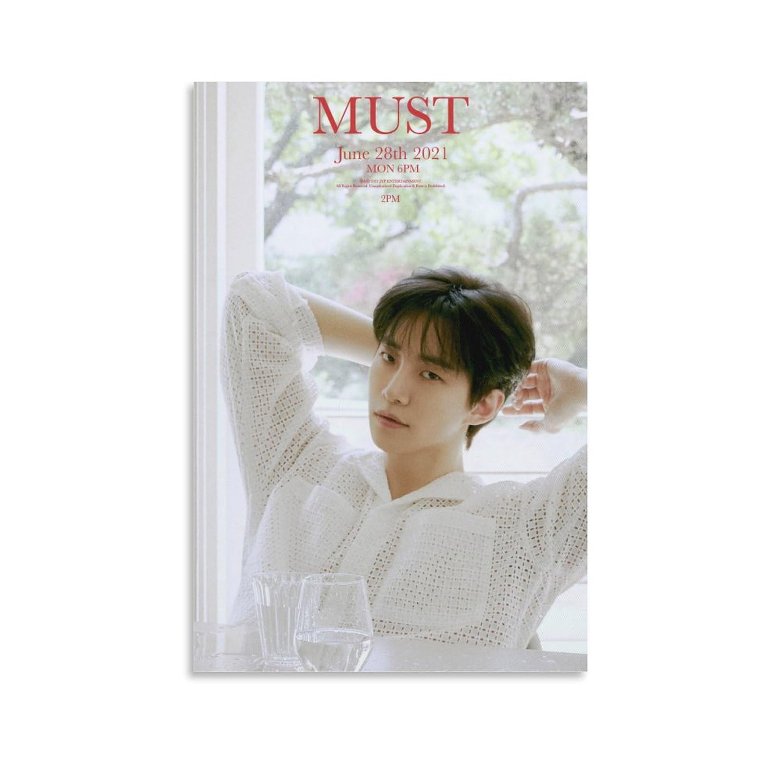 Generic K-pop Artist Poster 2PM Junho Must Ver. 3rd Teaser Posters Aesthetics Home Office Wall Decor And Creative Painting Decoration 12x18inch(30x45cm)