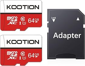 KOOTION 64GB Micro SD Card 2 Pack, Micro SDXC Memory Card Class 10 Micro SD Cards UHS-I, C10, U1, High Speed Flash Memory ...
