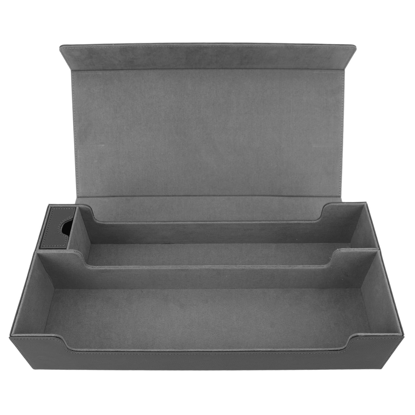 Card Storage Box Magnetic Closure PU Leather Organizer for Game and (#3)