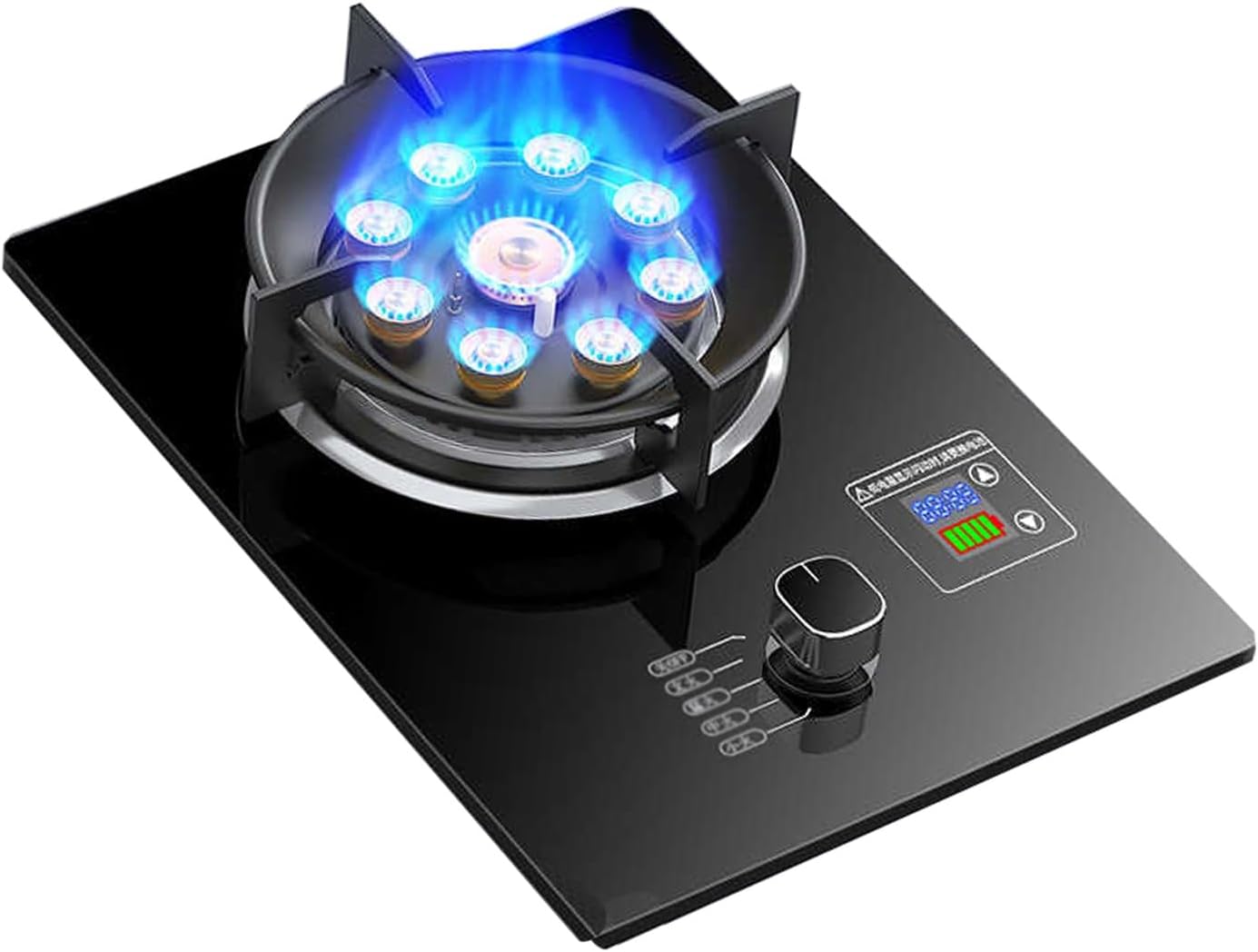 Estufa de Gas Portátil 1 Quemador, Acero Inoxidable, 5.2KW