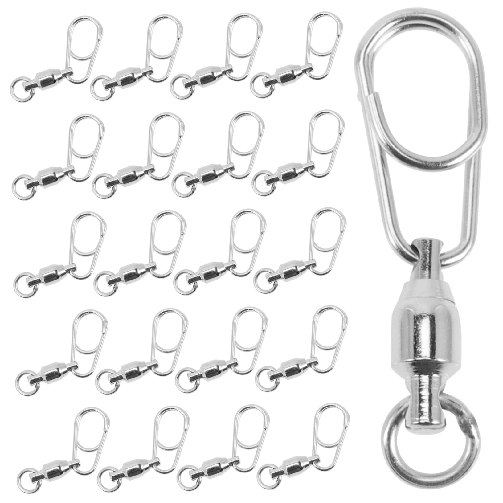 VANZACK Achtstelliger Ringverbinder Fishing Reel freilaufrolle Angeln fischköder Ersatzwirbel robuster Angelring robuster Köderwirbel Robustes Angelgelenk Rostfreier Stahl