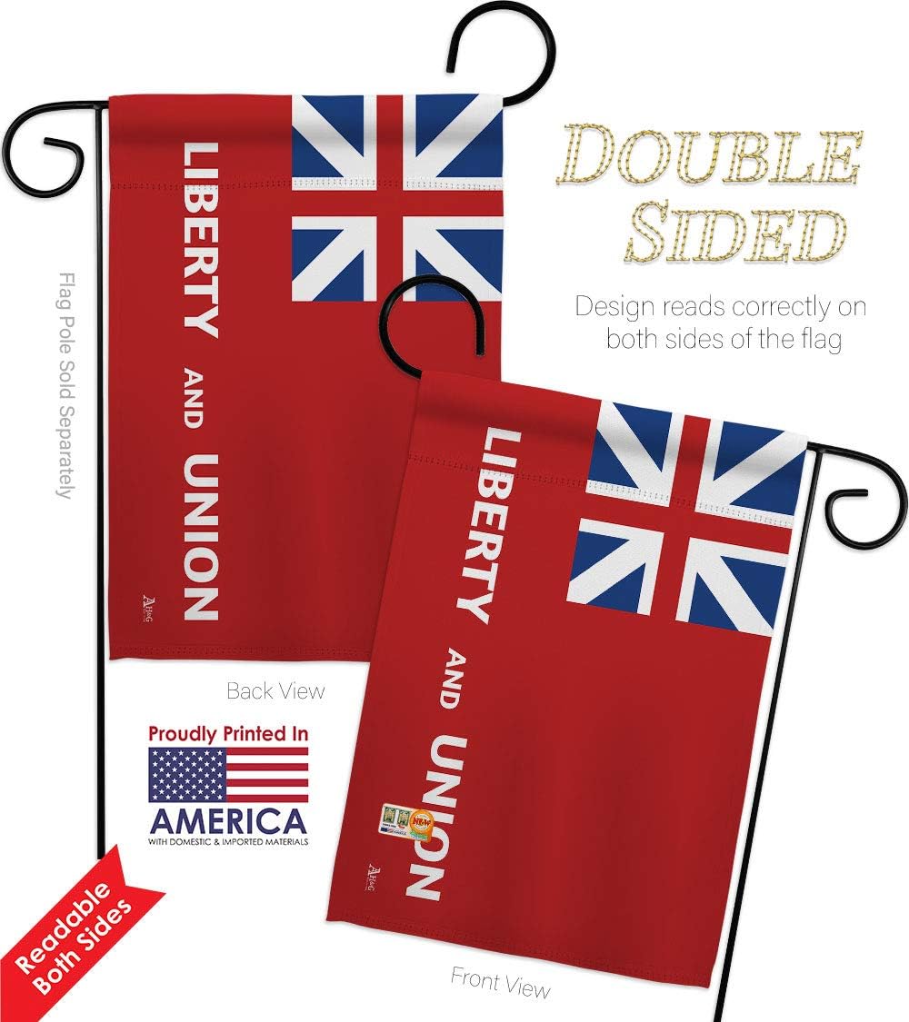 Taunton Garden House Flags Set Americana US Historic July Memorial Veteran Independence United State American Small Decorative Gift Yard Banner Double-Sided Made In USA 28 X 40
