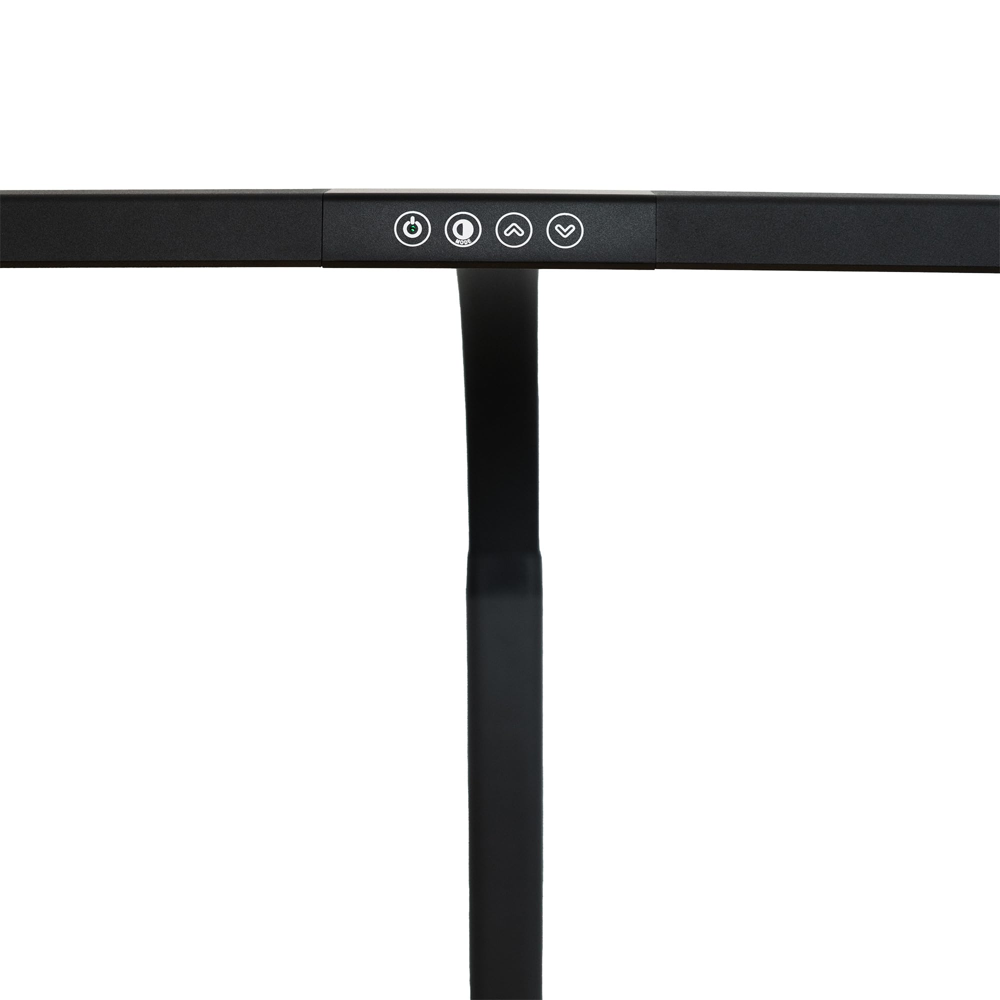 FeinTech Schreibtischlampe klemmbar 80 cm LED dimmbar Screenbar mit extra großer Leuchtfläche für ein schreibtischfüllendes Licht, LTL00321E Schwarz