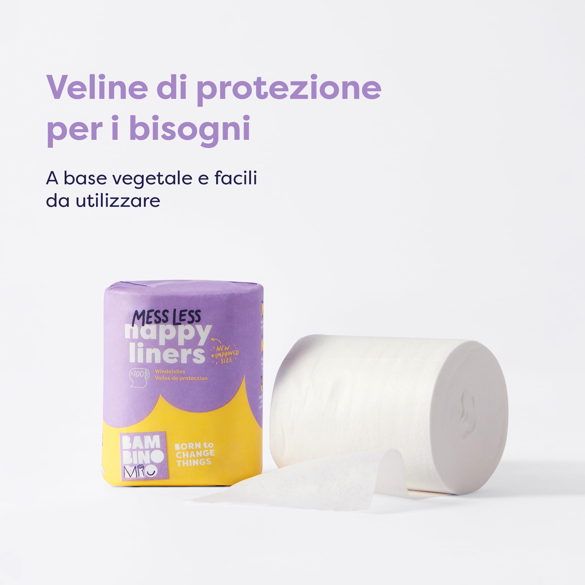 Bambino Mio Veline Pannolino Supersoft Biodegradabili 100 Veline