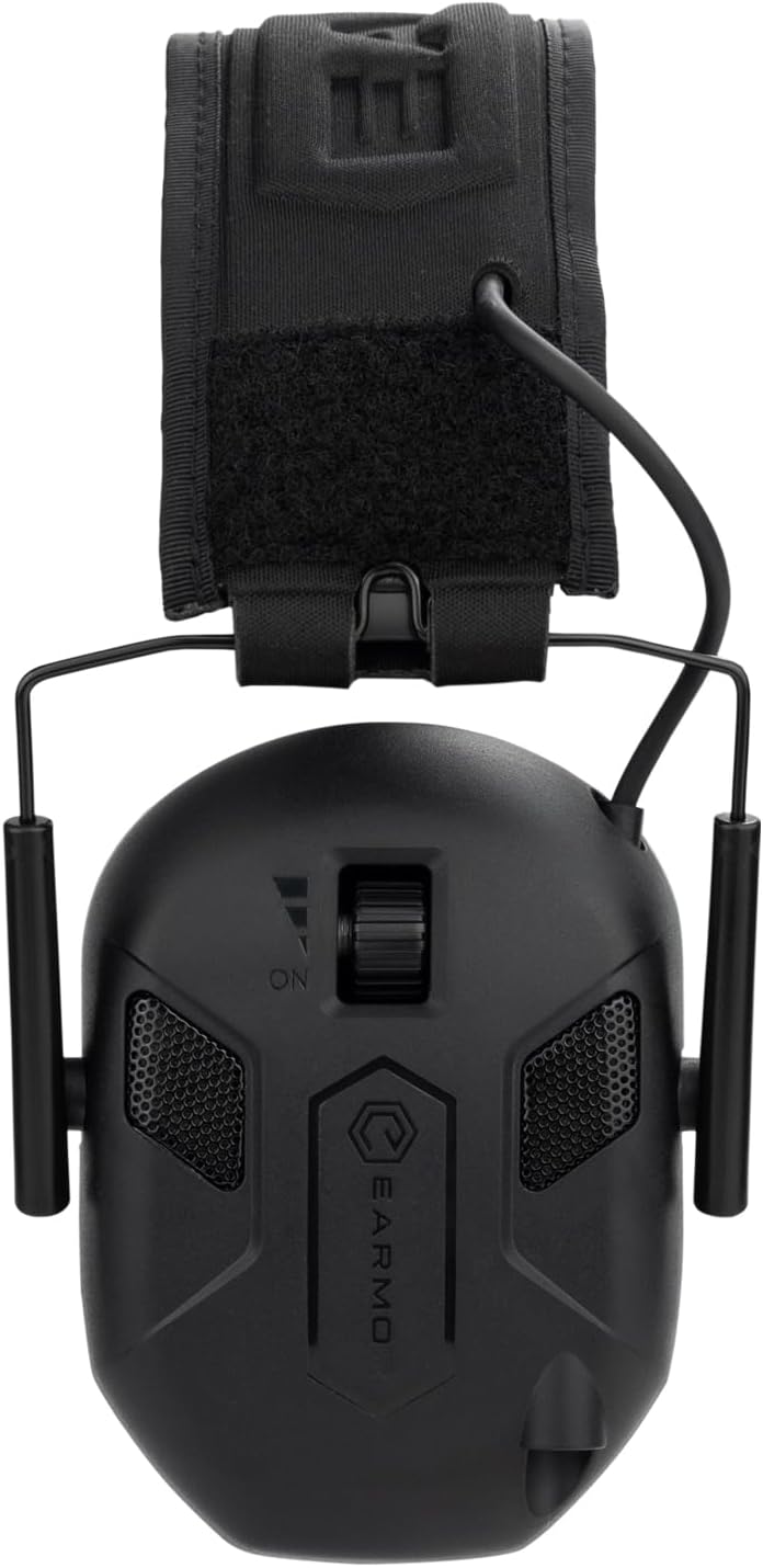 EARMOR Electronic Ear Protection for Shooting with 4 Microphones,Shooting Ear Protection with Gel Ear Pad, 30dB SNR/ 24dB NRR - Image 2