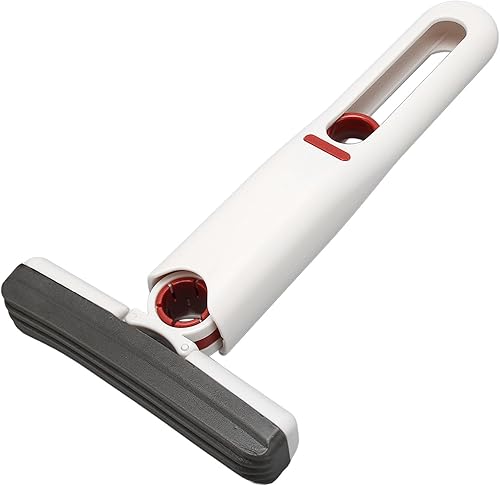 Mini mopa portátil, potente mopa de 180° para espacios pequeños, material ABS, manos autoexprimibles para baño, cocina, sala de estar, coche
