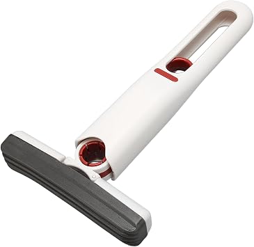 Portable Mini Mop , 180 Powerful Squeeze Mini Mop for Small Spaces , ABS Material Hands Self Squeeze Mini Mop for Bathroom , Kitchen , Living Room , Car