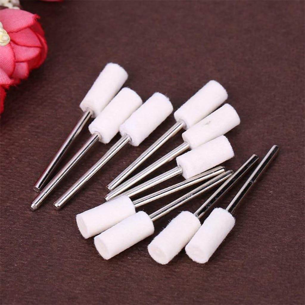 100pcs/set Polishing Wheel Mini Pad Drill Accessories Rotary Tool Multi Use Practical with Shank Clean