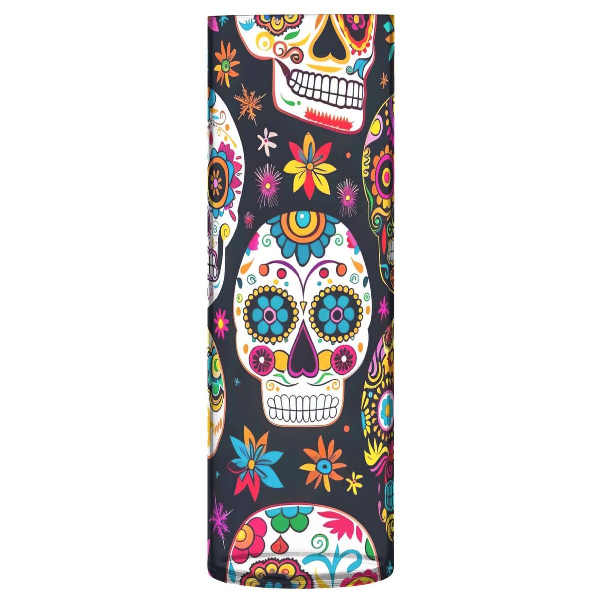JUMBEAR Beautiful Sugar Skull Vase for Flowerse -Halloween Clear Vase Rustic Home Décor for Modern Farmhouse, Ideal Shelf,Table & Entryway Decor