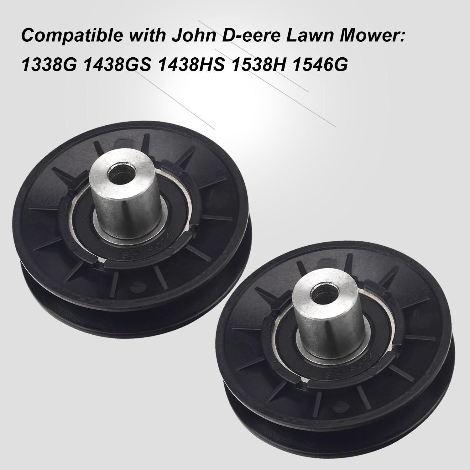AM121968 Spannrolle für John D-eere STX 30 38 46 LT 120 130 160 170 180 190 LTR 155 166 Rasen- und Gartentraktoren, ersetzt AM107335 (2 Stück)