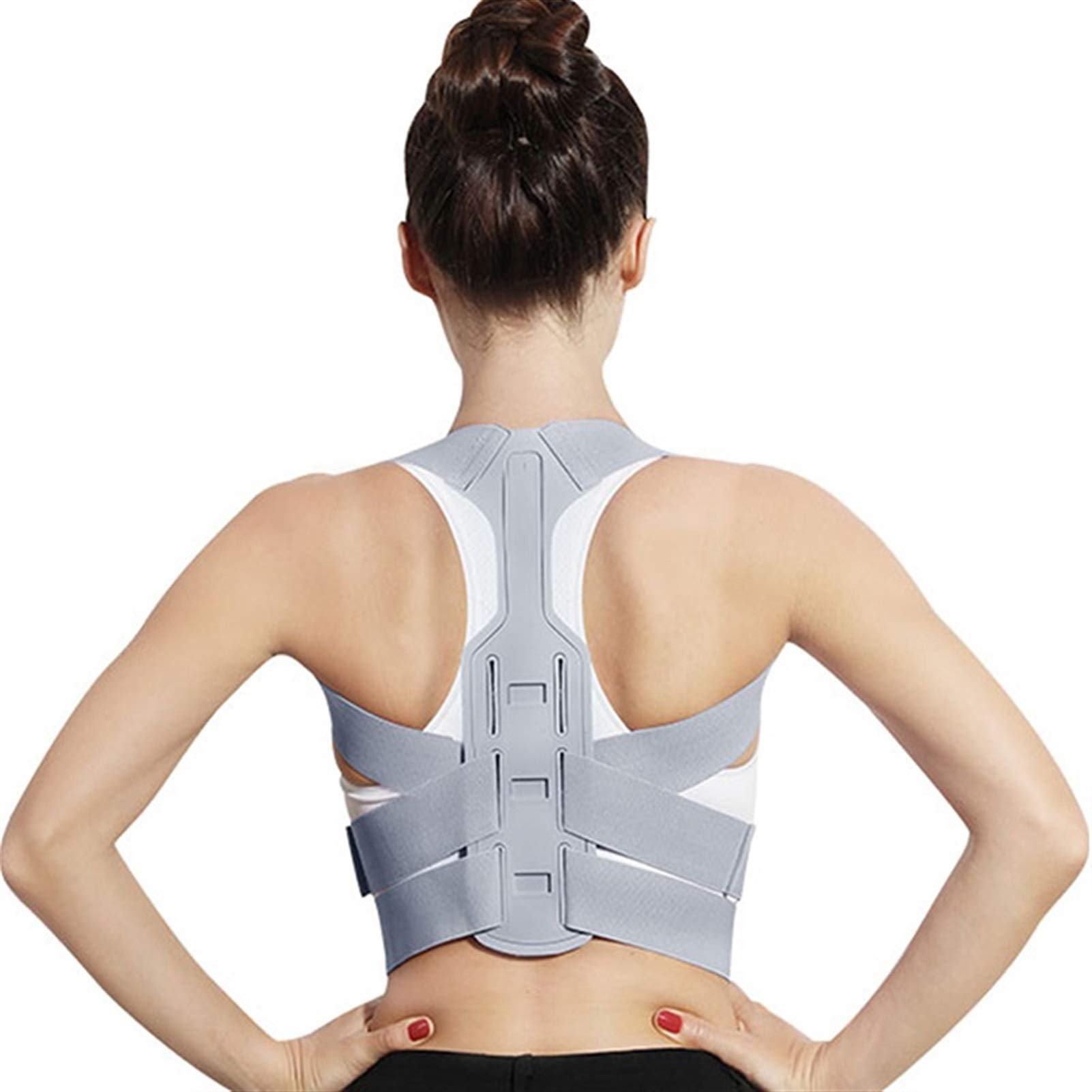 Ceinture de soutien pour le dos en textile respirant avec maintien de la clavicule