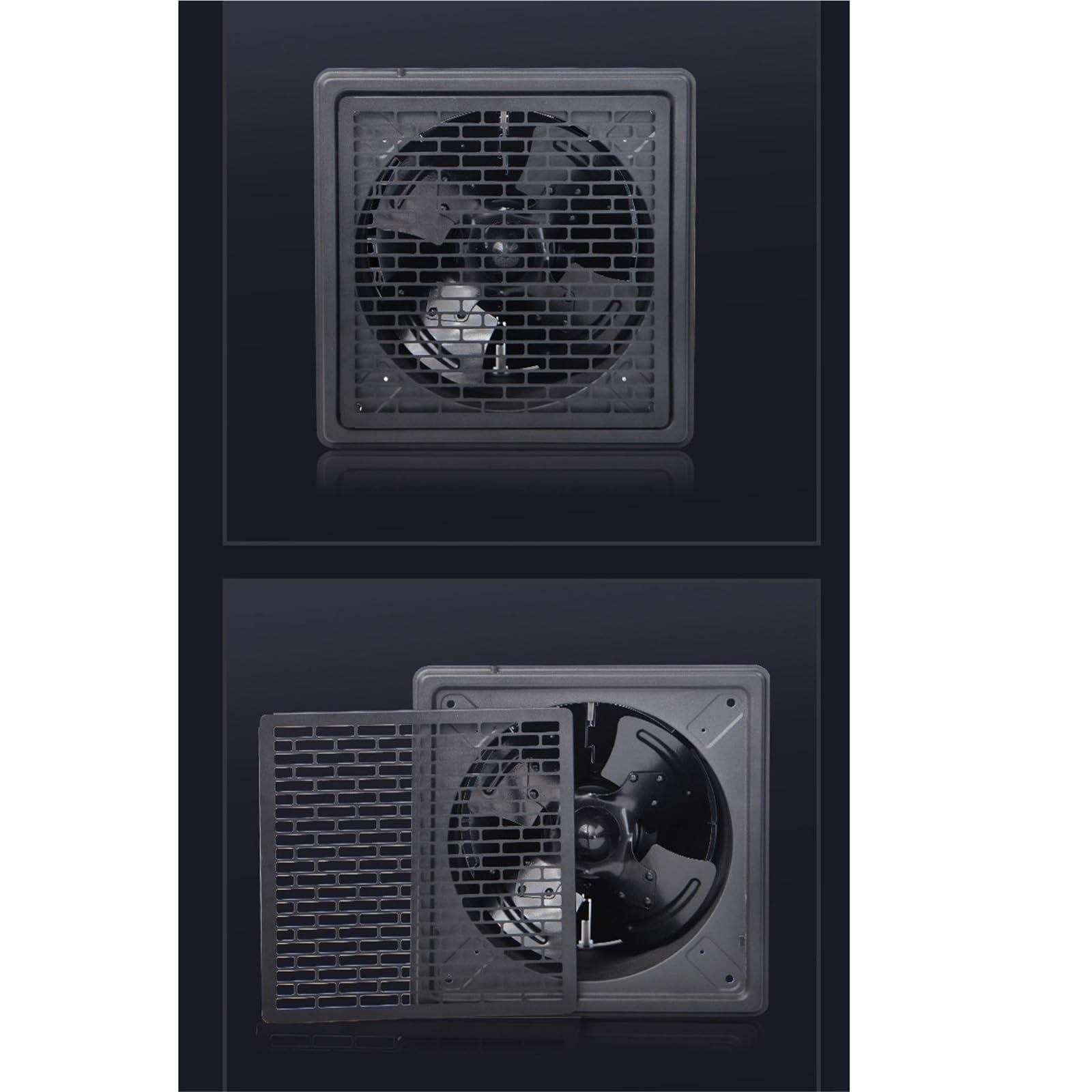 Ventilador de ventilación Unidad cambio aire montaje en pared Garaje