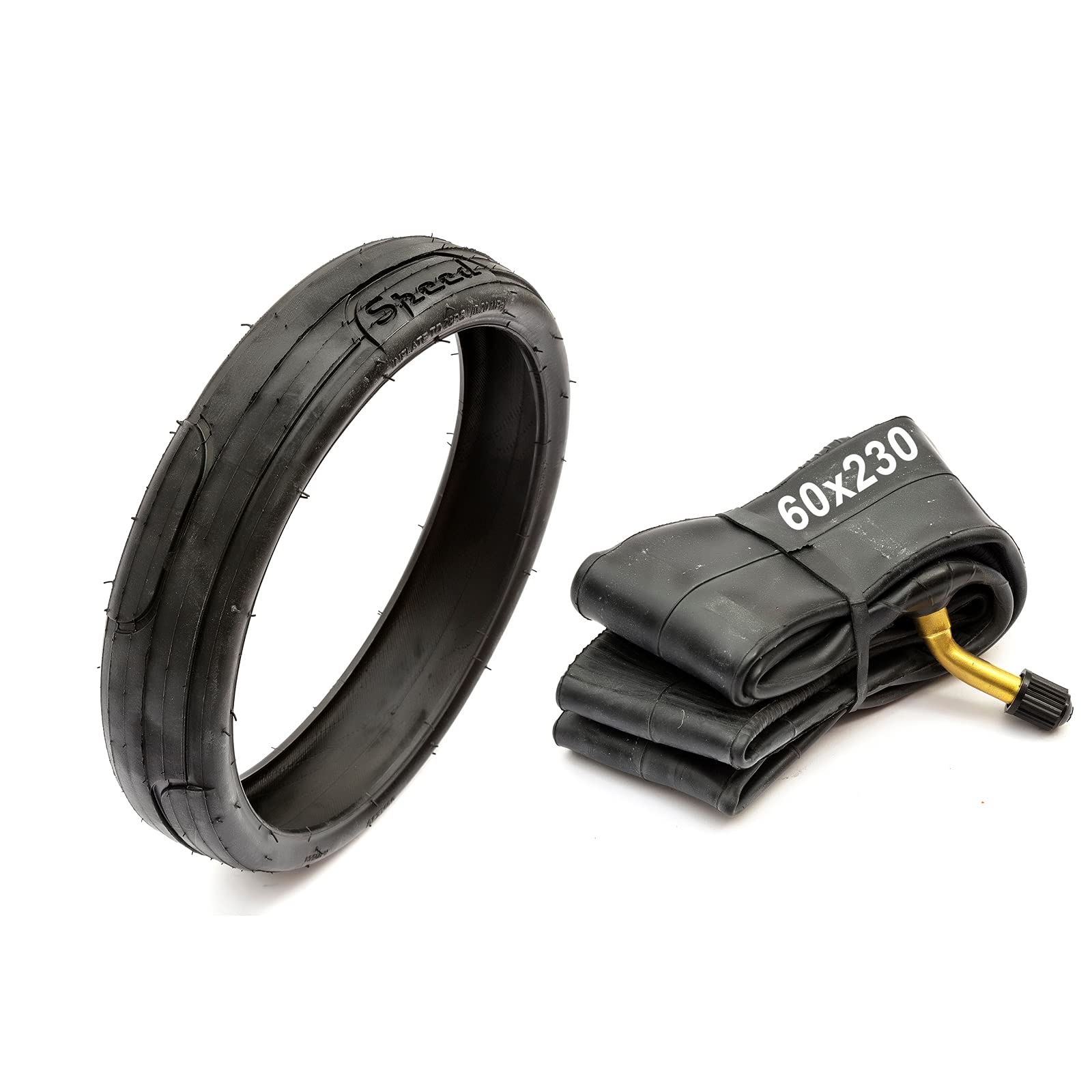 Tyre & Inner Tube 60 x 230 Easy Rolling 60x230 Pushchair Pram Stroller Buggy