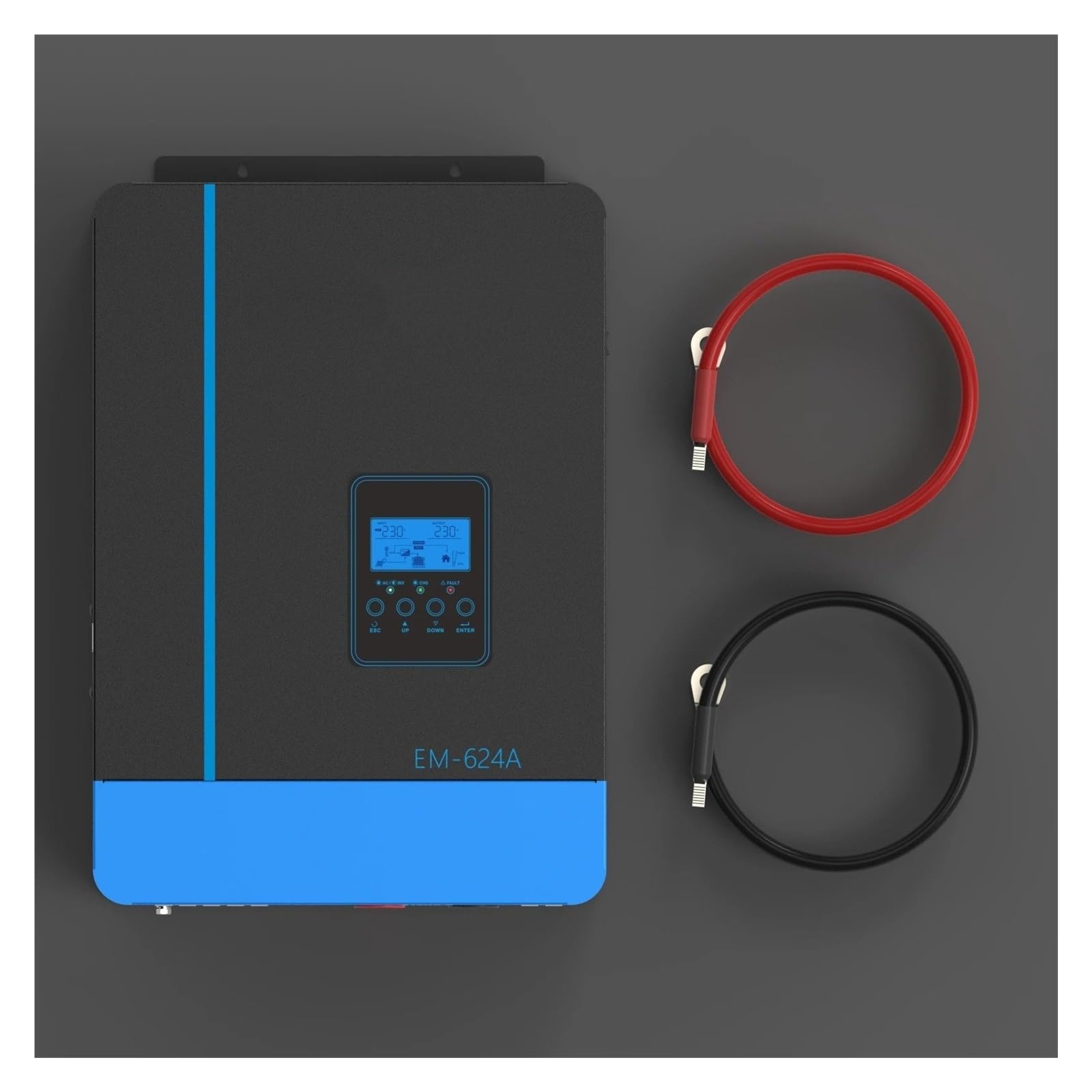 Power Inverter Inversor Corriente Inversor Solar Híbrido De 62 KW con Controlador De Carga Solar MPPT De 110 A 48 V 220 V 230 V 7 KVA para Uso Fuera De La Red.(with WiFi)