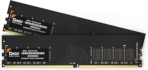 Miniatura 7 de DATO 8GB DDR4 3200MHz PC4-25600 CL22 1.2V 288-Pin Non-ECC UDIMM Módulo de memoria RAM de escritorio