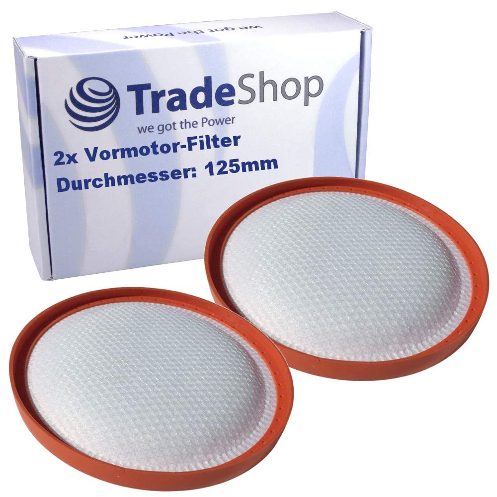 2x Vormotorfilter Für Dirt Devil / Vax Staubsauger – Passend Für Centrino, Cleancontrol Modelle, 12,5 Cm