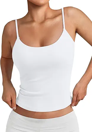 Trendy Queen Women's Double-Lined Adjustable Spaghetti Strap Tank Top