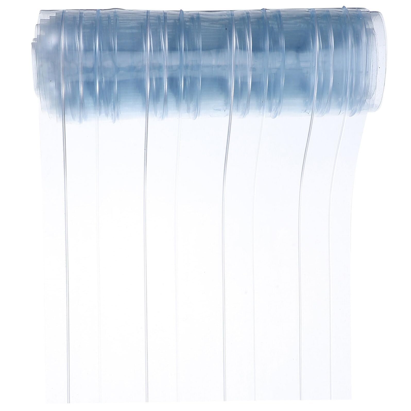 Rideau de porte à lanières PVC bleu ciel pour protéger les animaux du froid en extérieur