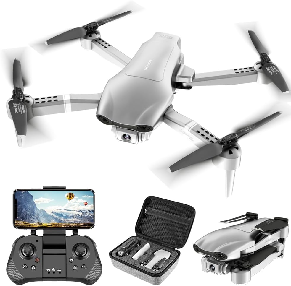 4DRC Drones with Camera for Adults 4k, Under 250g, FPV RC Quadcopter with Brushless Motors, 5GHz Transmission, Auto Return, Follow Me, Waypoints, Foldable Camera Drone for Beginners