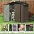 JUMMICO Metal Outdoor Storage Shed 6 x 4 FT Metal Shed with Lockable Door,Waterproof Garden Tool Shed Storage House for Backyard Patio Lawn,Brown