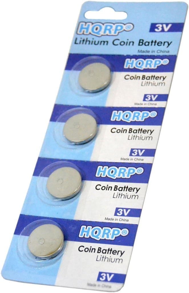 HQRP 4-Pack Lithium Battery Compatible with Fitbit Zip Wireless Activity Tracker FB301M